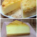momosuan's cooksnap of when they made 簡単♡しゅわしゅわ～♡スフレチーズケーキ.