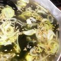 ☆ayami☆26's cooksnap of when they made 焼肉屋さんのわかめスープ.