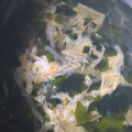 ＹＡＥＲ's cooksnap of when they made もやしと卵のワカメスープ.