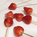 まろももたろう's cooksnap of when they made 【超簡単！】いちご飴 ＆ フルーツ飴.