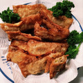 蜜柑コロ's cooksnap of when they made 豚ひき肉の包み揚げ♪ワンタンの皮♪.