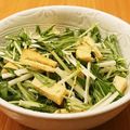 かなりんココりん's cooksnap of when they made 水菜と油揚げの醤油マヨサラダ.