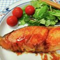 在宅勤務のおじさん's cooksnap of when they made 鮭のレモンバター醤油ムニエル.