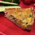 豆とオリーブ's cooksnap of when they made HMと今ある具材で！簡単キッシュ.