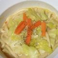 にゃにゃん16's cooksnap of when they made お鍋1つで具だくさん♪ちゃんぽんうどん.