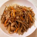 クックZXINX9☆'s cooksnap of when they made 豚肉入りきんぴらごぼう♡お弁当にも～♬.