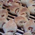 inyako's cooksnap of when they made 【覚書】手捏ねフランスパンとベーコンエピ.