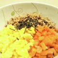 イエローバード's cooksnap of when they made フライパン1つで作る3色そぼろ丼.