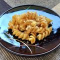 お料理ニャロメ's cooksnap of when they made マカロニサラダの残りで！きな粉マカロニ.