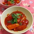 赤い電話's cooksnap of when they made 手作りお餅で♪甘辛トッポギ☆.