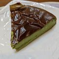 JRまりん's cooksnap of when they made 実は超簡単☆抹茶のベイクドチーズケーキ.
