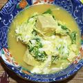たかはらあゆむ's cooksnap of when they made 高野豆腐と水菜の卵とじ.