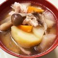 クックmichi☆♪'s cooksnap of when they made イチバン美味しい絶品豚汁❀♡簡単具沢山♡.