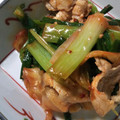 かたのさくら's cooksnap of when they made わけぎと豚肉のキムチ和え.