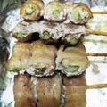 しーくれっと・らいふ's cooksnap of when they made 絶品・肉たっぷり豚肩ロース串焼き4種.