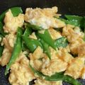 かみゆ's cooksnap of when they made バターが香る絹さやスクランブルエッグ.