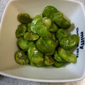 ☆すぬぴっぴ☆'s cooksnap of when they made 簡単！サクホク♡そら豆の素揚げ♡.