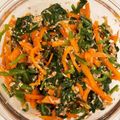 hachibc's cooksnap of when they made 子供大好き！ほうれん草とにんじんのサラダ.