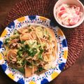 ふか谷's cooksnap of when they made たけのこと春キャベツの和風パスタ.