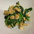 geranium♪'s cooksnap of when they made ニラと卵の炒め物.