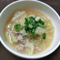 SUNMOONMOM's cooksnap of when they made ひき肉とキャベツのピリ辛味噌スープ.