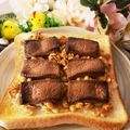 ゆるмαмα's cooksnap of when they made チョコとろ〜りチョコトースト！.