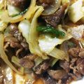 ちょこみー☆'s cooksnap of when they made 牛キャベツのオイスターソース炒め.