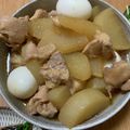 ぽっぽ5's cooksnap of when they made 簡単！鶏と大根の煮物【炊飯器or圧力鍋】.