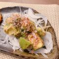 obirara's cooksnap of when they made 新たまねぎとアボカドの和サラダ.