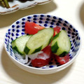 チコリママ's cooksnap of when they made トマトと胡瓜のマリネ.