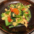 cook☆mi's cooksnap of when they made 簡単！小松菜とトマトの卵炒め♪.
