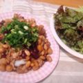 くっくのん's cooksnap of when they made 巻いて巻いて♡お豆コロコロ生姜焼き☆.