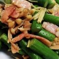 ちびねこにゃんこ2's cooksnap of when they made アスパラえのきベーコンの焦がしバター醤油.