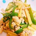 シュポ☆'s cooksnap of when they made ＊じゃが芋とピーマンの青椒肉絲＊.