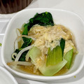 おっちむ＊'s cooksnap of when they made 青梗菜ともやしととろーり半熟卵のあんかけ.