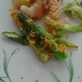 melmarilyn's cooksnap of when they made ザクザク食感！アスパラかき揚げ.