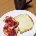 ﾋﾟﾛﾐ♡'s cooksnap of when they made 普通にジャムバタートースト！.