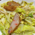 スノコ's cooksnap of when they made さつま揚げとキャベツの卵炒め.