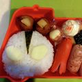 えりちゃお's cooksnap of when they made ウルトラマン★キャラ弁 運動会や遠足に！.