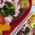 ユカtoマオマオ's cooksnap of when they made ビアハムで簡単♪飾りおかず！弁当隙間に♪.