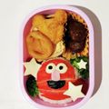 chai515's cooksnap of when they made キャラ弁♥️エルモ.