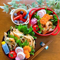とまぷり★'s cooksnap of when they made 海老と玉ねぎ　人参長ねぎの簡単かき揚げ.