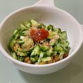 キンプリ's cooksnap of when they made 簡単！納豆に胡瓜鰹節スイートチリソース.