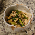 Poucette's cooksnap of when they made 簡単！油揚げとアサツキの炒め物.