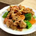 お料理ニャロメ's cooksnap of when they made 豚小間と人参・ピーマンの生姜炒め★お弁当.