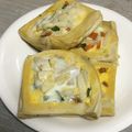 冷蔵庫レスキュー隊's cooksnap of when they made 若竹煮リメイク♪コウヤdeキッシュ風2.