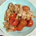 冷蔵庫レスキュー隊's cooksnap of when they made 5分でできる！豚こまとトマトのすき焼き風.
