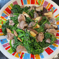 ＭＩ−ＳＡＮ's cooksnap of when they made 砂肝とほうれん草の塩炒め●ビールと♡.