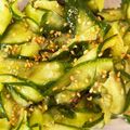 左官屋の奥さんです's cooksnap of when they made あっという間に♪キュウリのごま油和え♪.