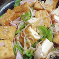 ブランシュkuu's cooksnap of when they made 厚揚げとチンゲン菜のペペロンチーノ風炒め.